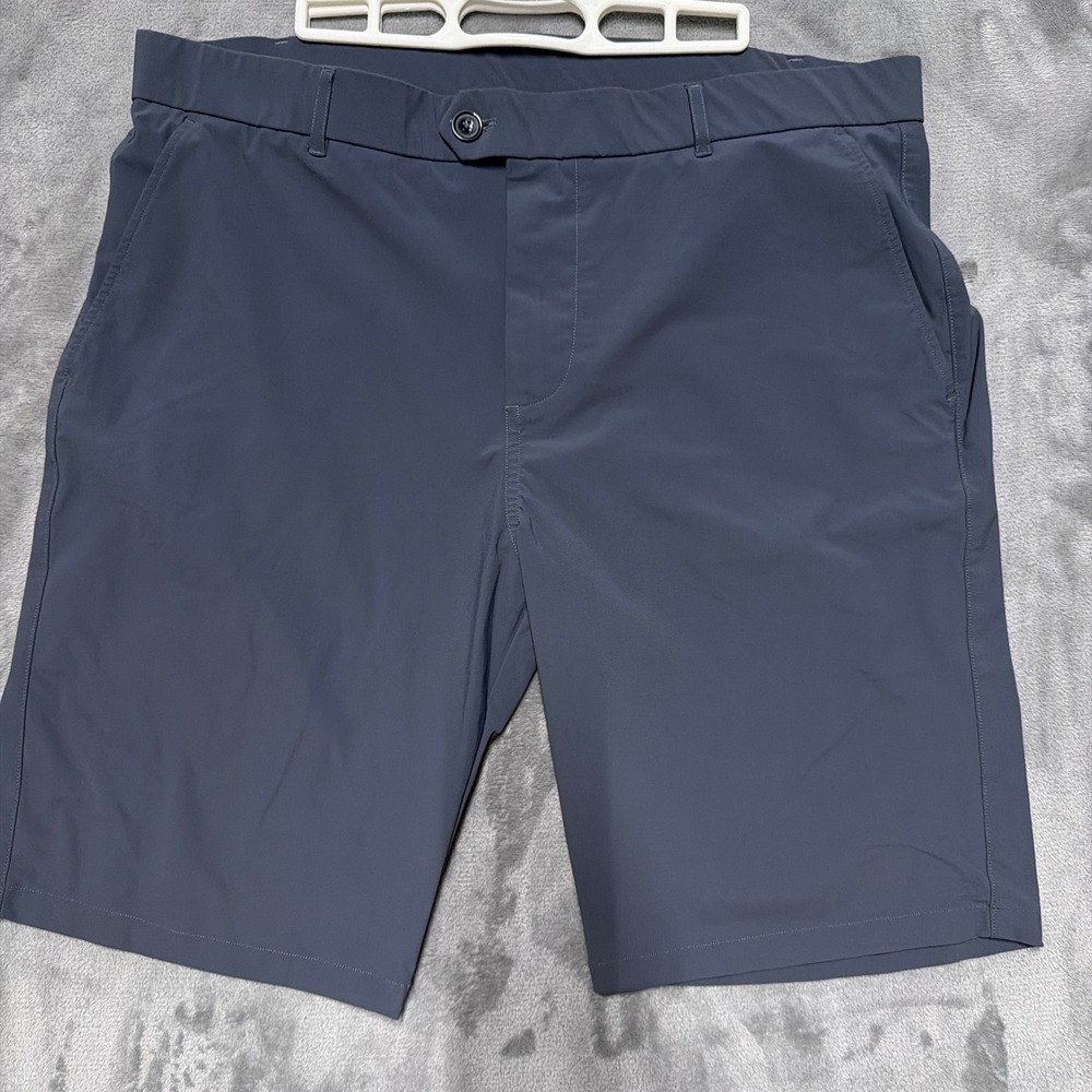 Greyson Montauk Golf Shorts Mens 38 Gray 10" Performance Stretch Athletic